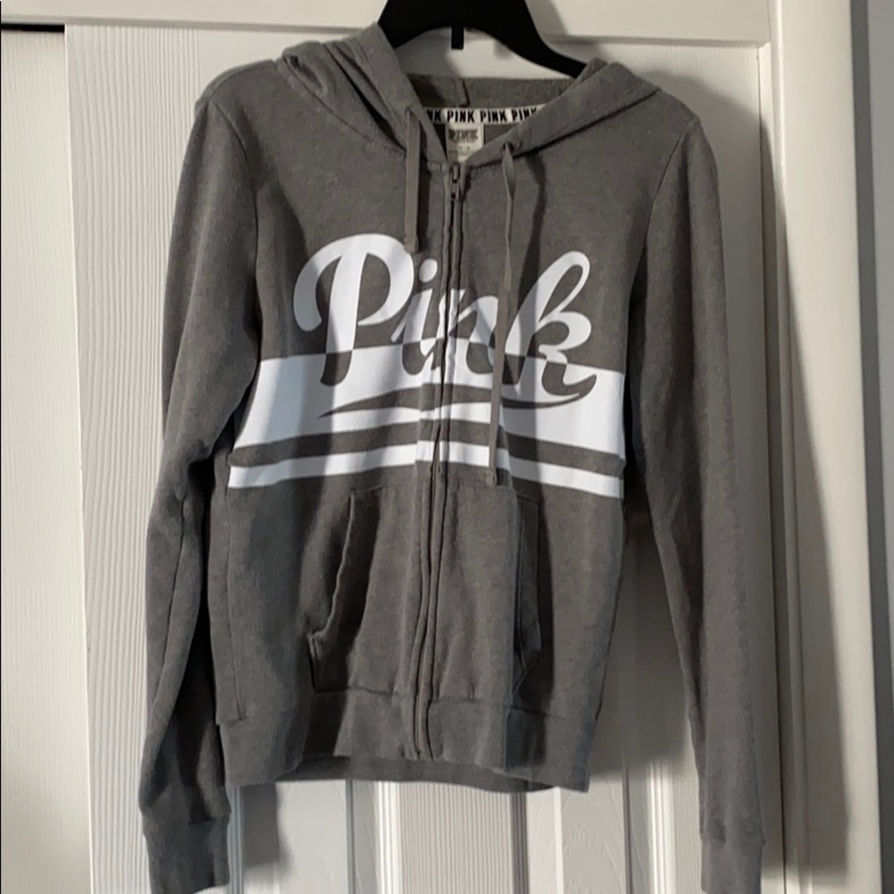 Pink/Victoria’s secret Zip Up Hoodie